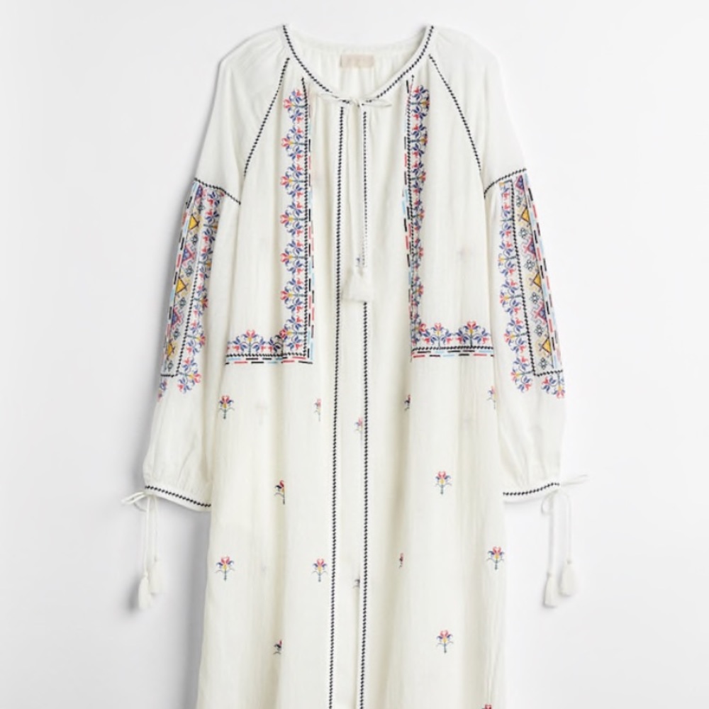 GAP Dreamwell embroidered robe M/L